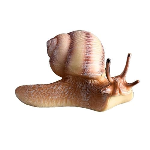 titihuirie 7 Pcs Snail Figurine Miniature Snail Model Realistic Animal Figurines Fairy Garden Micro Landscape Decor thumbnail 5