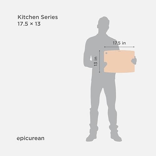 Epicurean Kitchen Series Cutting Board, 17.5-Inch × 13-Inch, Natural thumbnail 3