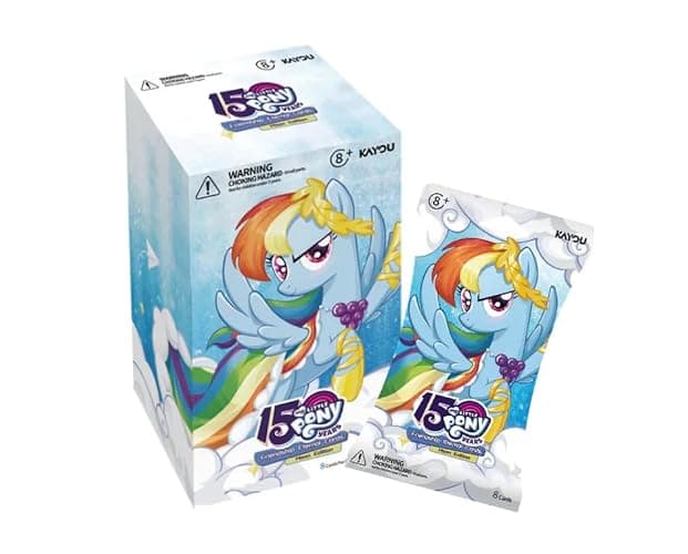 KAYOU My Little Pony Friendship Eternal Trading Cards – Moon Edition Series 2 – 24 Packs, 192 Cards – Anniversary Celebration Edition – English Booster Box - Image 1