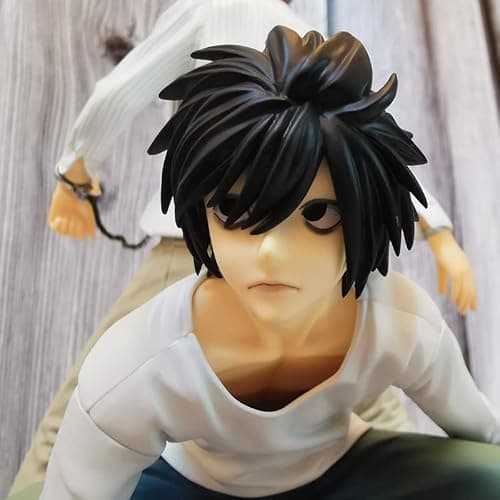 Zhongkaihua Light Yagami Detective L Death Note PVC Figure 20cm, Anime Character figuren Model PVC Statue Ornaments Home Decoration Collectibles Gifts for Fans thumbnail 2