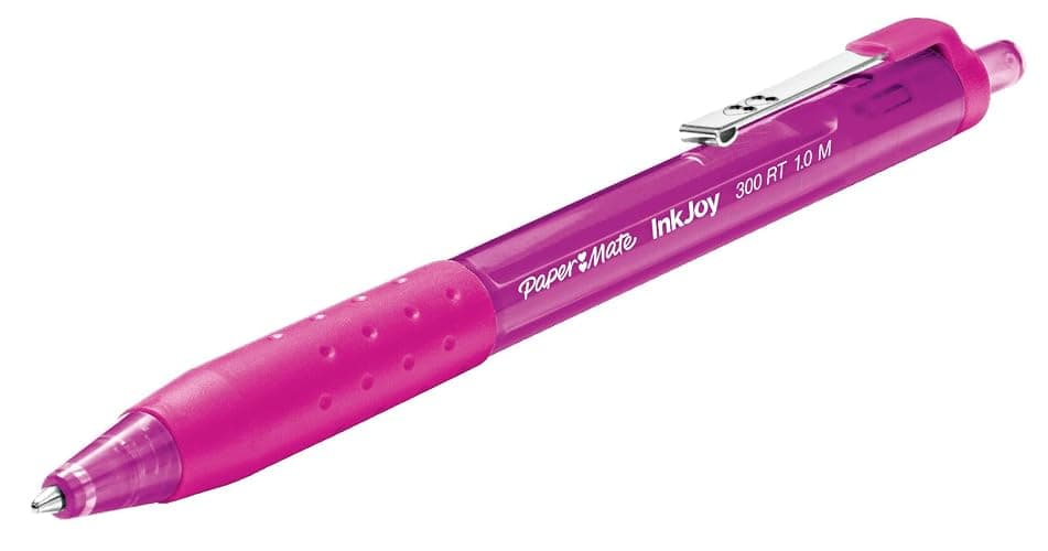 Paper Mate InkJoy 300RT Retractable Ballpoint Pens | Medium Point | Assorted Fun Ink Colours | 8 Pack | Ultra Smooth Ink thumbnail 3