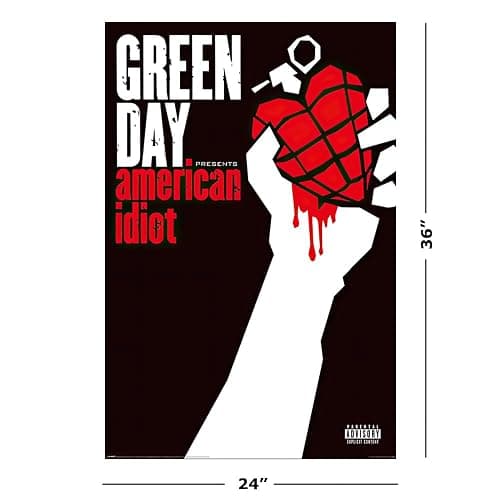 Green Day - Music Poster (American Idiot - Album Cover) (Size: 24" x 36") (Unframed) thumbnail 2
