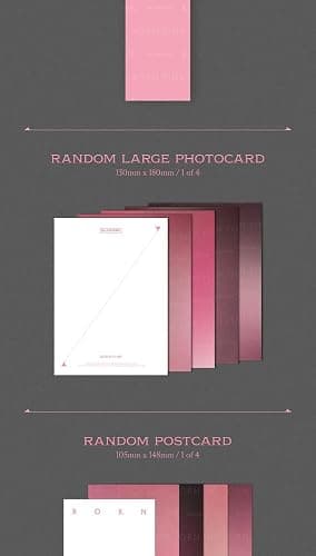 BLACKPINK BORN PINK 2nd Album BOX SET Version CD+Photobook+Accordion Lyrics Paper+Large Photocard+Postcard+Instant Film+Selfie Photocard+Tracking (PINK Version) thumbnail 5