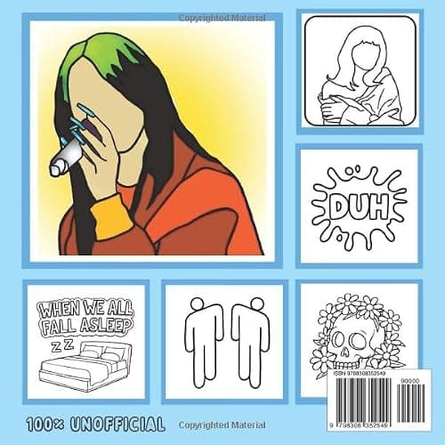 Billie: Bold and Easy Coloring Book for Adults and Teens, Bold and Easy Designs for Relaxation Featuring Cute illustrations (Bold & Easy Coloring) (Fan coloring) thumbnail 2