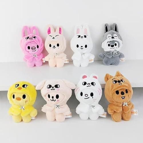 SKZ Plush Cloak Clothes 3.9-inch SK-ZOO Plush Keychain, Cloak Detachable, Soft and Cute, Suitable for Fans thumbnail 2