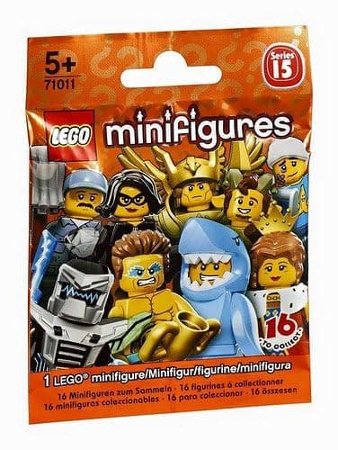 LEGO Shark Suit Guy #13 of 16, Minifigures Series 15 Set 71011SEALED Retail Packaging thumbnail 3