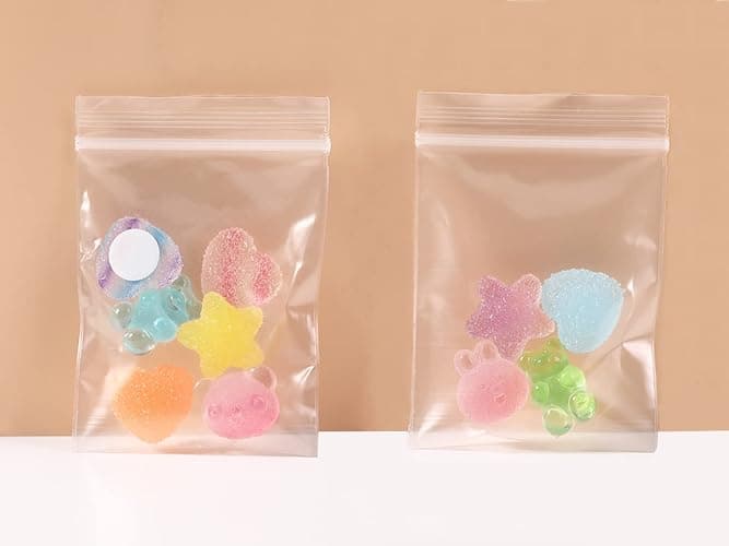 DIYOMR 3D Clear Resin Stickers for Big Belly Cups Mugs, Removal Without Trace, 100 Mixed Shapes Resin Self Adhesive Art Stickers Decor for Handcraft/DIY/Photo Album/Hair Accessories/Laptop thumbnail 6