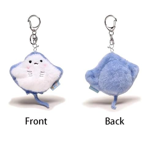 Jenmex Sea Animal Keychain,Kawaii Plush Keychains-Cute Ocean Creature Bag Charms for Backpacks,Purses Car Keys thumbnail 3
