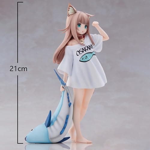 QAHEART Kinako Figures Kinako Original Painting Figure Cute Cat Girl Illustration Anime Action Figurine 21CM/8.3INCH thumbnail 3