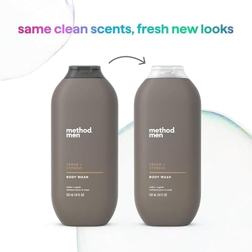 Method Men Body Wash, Cedar + Cypress, Paraben and Phthalate Free, 18 fl oz (Pack of 1) thumbnail 6