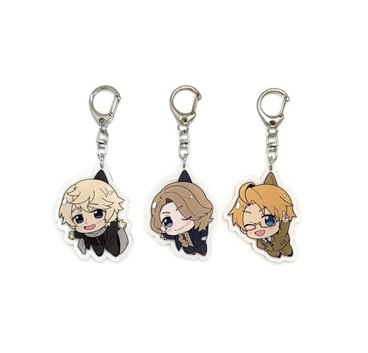 EBTY DREAMS Inc. - Set of 3 Hetalia Axis Powers Acrylic Keychain Russia, France, America v3 - Image 1