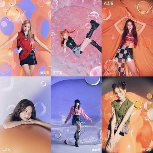 STAYC TEENFRESH 3rd Mini Album CD+POB+Folding poster on pack+Photobook+Comic lyrics book+4cut photo+Photocard+Tattoo sticker+Message card+official fragrance+Tracking Sealed (SET(ARCADE+BUBBLE)) thumbnail 8