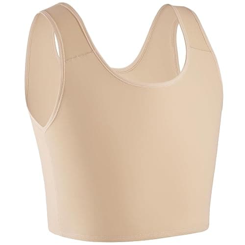 XUJI Transgender FTM Breathable Half Chest Binder - Image 1