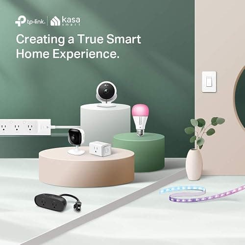 Kasa Smart Light Bulbs that works with Alexa and Google Home, Dimmable Smart LED Bulb, A19, 9W, 800Lumens, Soft White(2700K), CRI≥90, WiFi 2.4Ghz only, No Hub Required, 4 Count (Pack of 1)(KL110P4) - 4-Pack (Newer Version) thumbnail 7