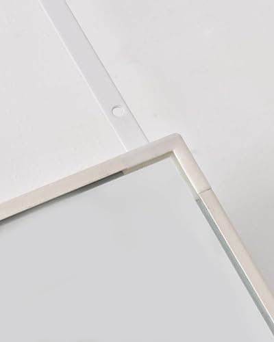 NEARBYSD 48"x 14" Door Mirror, Full Length Wall Mounted, Over The Door Mirror, Full Body, Hanging Rectangle-White thumbnail 7