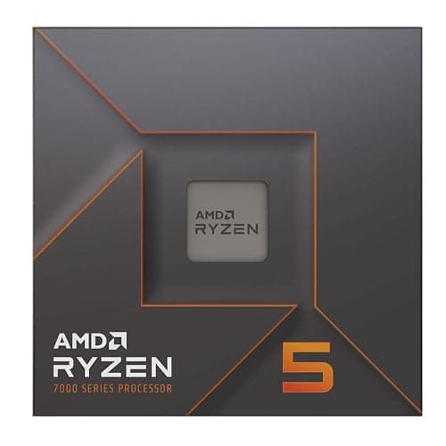 AMD Ryzensets 5 7600X Processor (integrated radeon graphics, 6 cores/12 threads, 105W TDP, AM5 socket, 38MB cache, up to 5.3 GHz max boost, no cooler) thumbnail 2