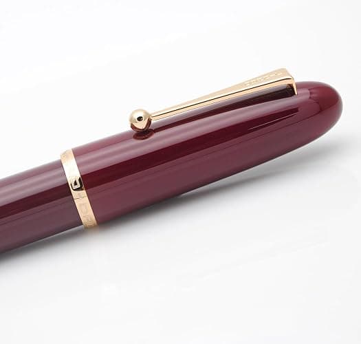 JINHAO 9019 Fountain Pen Dadao Series with High-capacity Ink Converter (Wine Red, Medium Nib 0.7mm) thumbnail 7