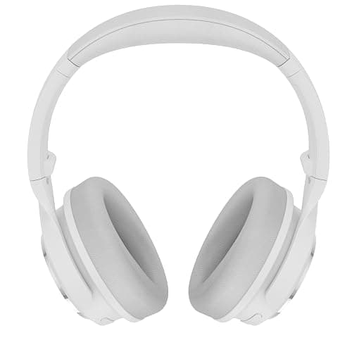 WYZE Noise Cancelling Headphones, Over The Ear Headphones with Active Noise Cancellation, High-Fidelity Sound, Transparency Mode, Alexa Built-in, White thumbnail 9