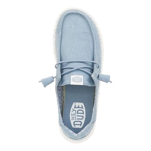 Hey Dude Women's Wendy Chambray Lace-Up Loafer thumbnail 4