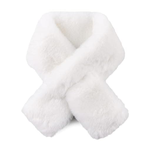 White furr scarf - Image 1