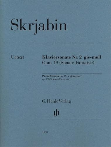 Piano Sonata no. 2 - Sonate-Fantaisie - G sharp minor - piano - ( HN 1108 ) - Image 1