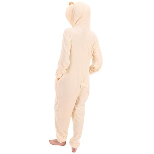 COSUSKET Snug Fit Unisex Adult Onesie Pajamas, Flannel Cosplay Animal One Piece Halloween Costume Sleepwear Homewear thumbnail 8