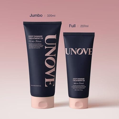 UNOVE Deep Damage Treatment Ex - Protein Hair Treatment & Hair Mask for Damaged Hair | Deep Conditioning & Keratin Hair Mask for Dry, Frizzy Hair | Korean Hair Care | Tender Bloom, 10.82 fl oz thumbnail 7
