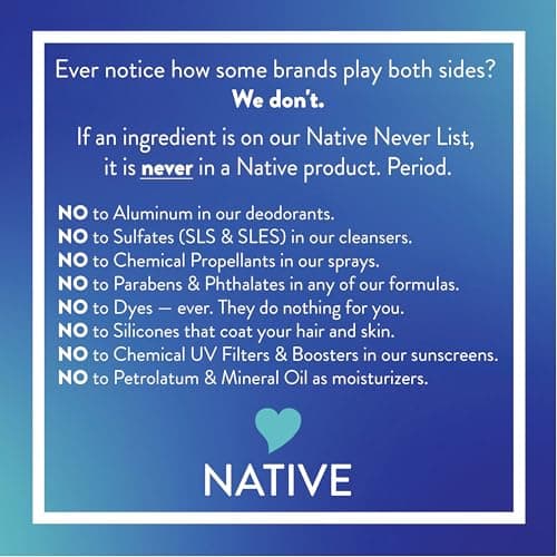 Native Deodorant Contains Naturally Derived Ingredients, 72 Hour Odor Control, Deodorant for Women and Men, Aluminum Free, Coconut & Vanilla 2.65oz thumbnail 10