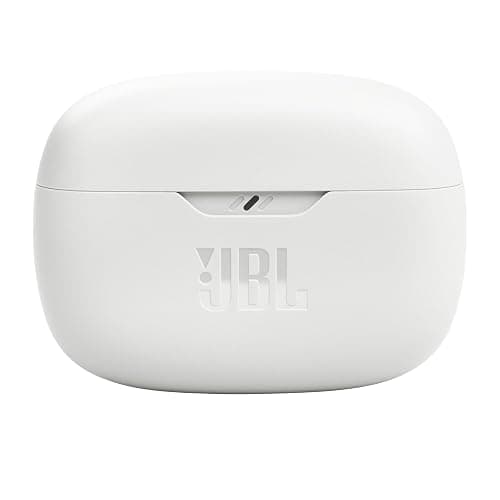 JBL Vibe Beam - True Wireless JBL Deep Bass Sound Earbuds, Bluetooth 5.2, Water & Dust Resistant, Hands-free call with VoiceAware, Up to 32 hours of battery life (White) thumbnail 3