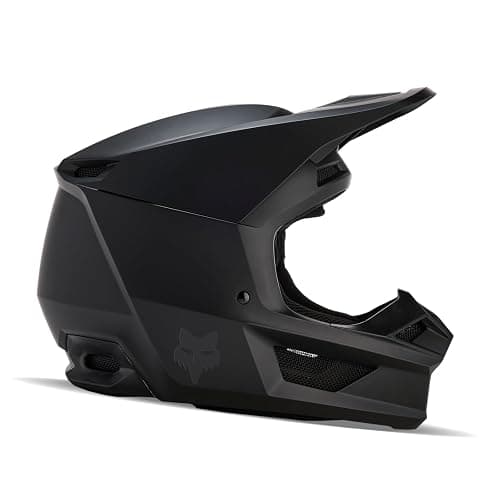 Fox Racing Unisex V1 Core Motocross Dirt Bike Helmet, Matte Black, Large thumbnail 2