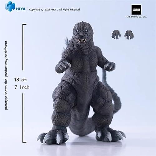 LEBOO Hiya Toys Godzila GMK (2001): Godzila Exquisite 7inch Action Figure EBG0287 Age 15+ thumbnail 3