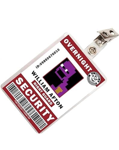 William Afton Security ID Badge V2 thumbnail 2