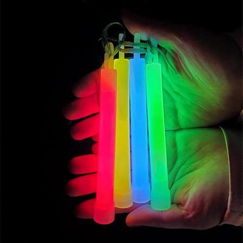 Glow Fever Emergency Safety Military Grade 6'' Lightsticks, Light Up Ultra Bright Glow Sticks with 12 Hours Duration. for Hiking Party Camping Blackouts Hurricane Shelter Survival Kit (Mixed, 30PCS) thumbnail 3
