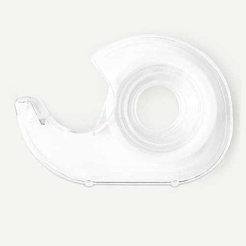 Amazon Basics Matte Finish Invisible Tape with Dispenser, 3/4" x 300" (8.33 Yards), Transparent, 3-Pack thumbnail 3