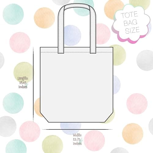 hombäde Cute Canvas Tote Bag Cotton Mikko with Zipper and Interior Inner Pocket, Cat Kitty Anime Kawaii thumbnail 4