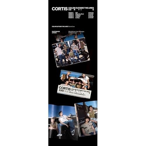 CORTIS [1st EP Album COLOR OUTSIDE THE LINES](Scene 1 Ver.) + 3 Extra Photocards Set thumbnail 5