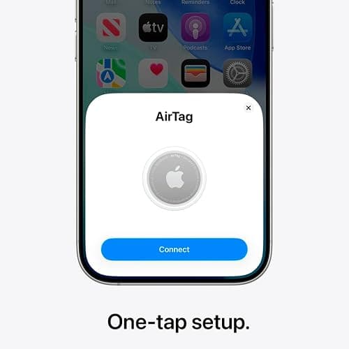 Apple AirTag (2nd Generation): Tracker for Keychain, Wallet, and More; Locator with Sound; Simple One-Tap Setup with iPhone or iPad; Key Finder with up to 1.5X Precision Finding Range thumbnail 3