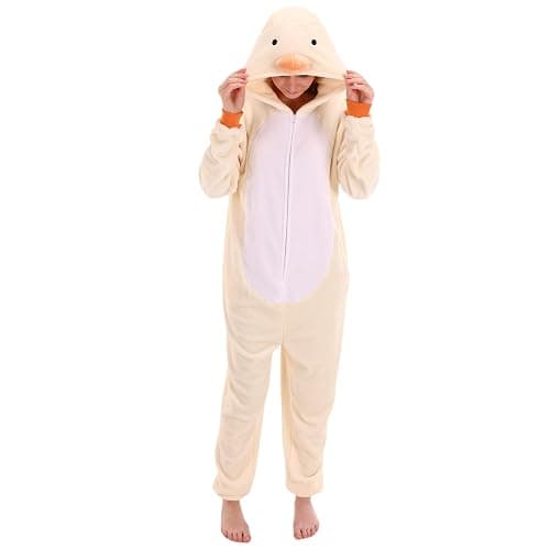 COSUSKET Snug Fit Unisex Adult Onesie Pajamas, Flannel Cosplay Animal One Piece Halloween Costume Sleepwear Homewear thumbnail 2