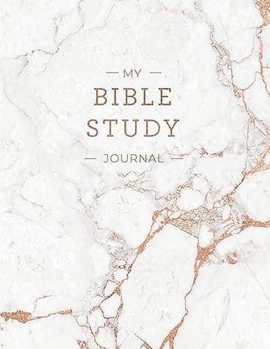 My Bible Study Journal: Beautiful Rose Gold Marble Bible Study and Prayer Journal for Women (Rose Gold Marble Prayer Journals) - Image 1