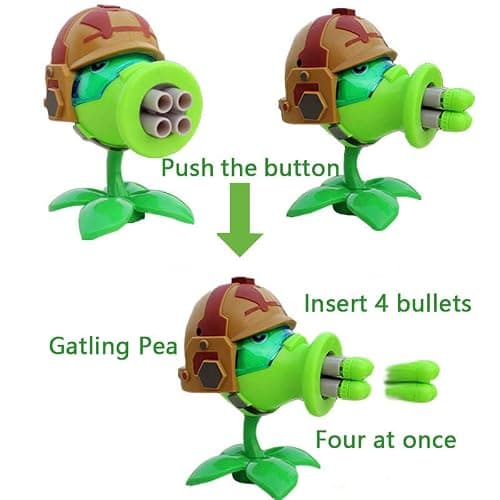 JHESAO 7 PCS Plants and Zombies Toys Action Figures PVZ Toys Set 1 2 Series Great Gifts for Kids and Fans,Birthday and Christmas Party thumbnail 6