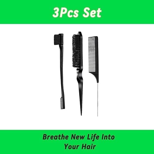 Styling Bundle Eco Styler Edge Control | Curly Hair & Braiding | Perfect with Slick Back Hair Brush Set thumbnail 4