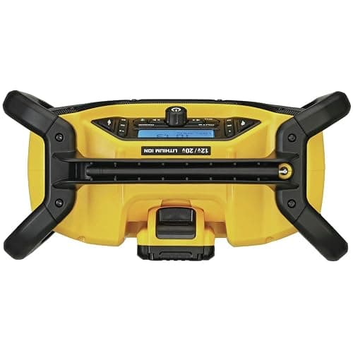 DEWALT 12V/20V MAX Portable Bluetooth Radio, Cordless, 100 ft Range, 3.5” Subwoofers, Jobsite (DCR028B) thumbnail 6