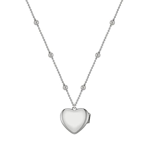 RADLEY Ladies Silver Plated Bobble Chain Heart Locket Necklace RYJ2329S thumbnail 3