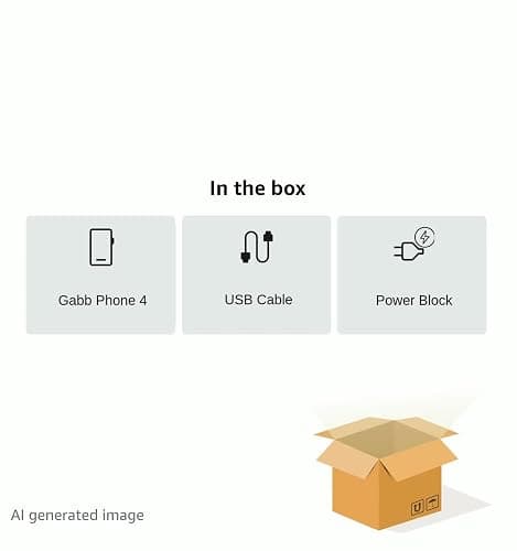 Gabb Phone 4: The Perfect First Phone for Kids - Safe Apps, No Social Media/Internet Browser, GPS Tracking, Parental Controls, Talk & Text, 30 Activation Fee thumbnail 9