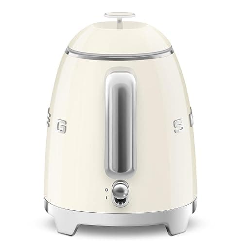 SMEG Mini 50's Retro Style 3 Cup Electric Kettle with Double Wall Anti Slip Base and Water Level Indicator (Cream) thumbnail 5