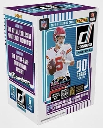 2025 Panini Donruss Football Blaster Box (90 Cards/Box) - Image 1