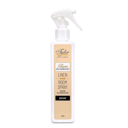 Tyler Candle Company - Spray On Demand - Diva fragrance - 227g / 8oz, Clear - Image 1