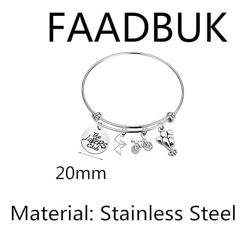 FAADBUK Horror Movie Inspired Charm Bracelet Movie Fandom Gift thumbnail 2