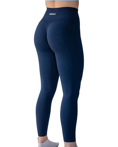 AUROLA Workout Leggings for Women Seamless Scrunch Tights Tummy Control Gym Fitness Girl Sport Active Yoga Pants thumbnail 8