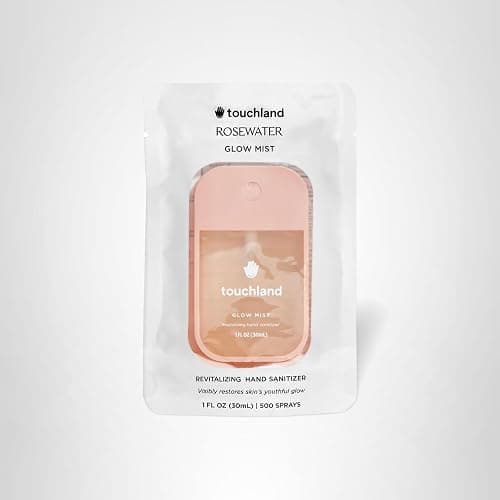 Touchland Glow Mist Hand Sanitizer Spray – Revitalizing and Hydrating, Rosewater Scented – 1 FL OZ Travel Size Mist thumbnail 9